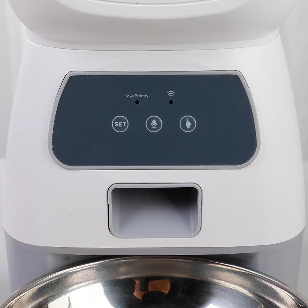 Distributore Automatico Cibo 3.5L con WiFi + Fontanella Acqua 2L